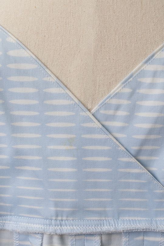 Calvin Klein Light Blue Polka Dot Dress, Vintage 90s, Size 4