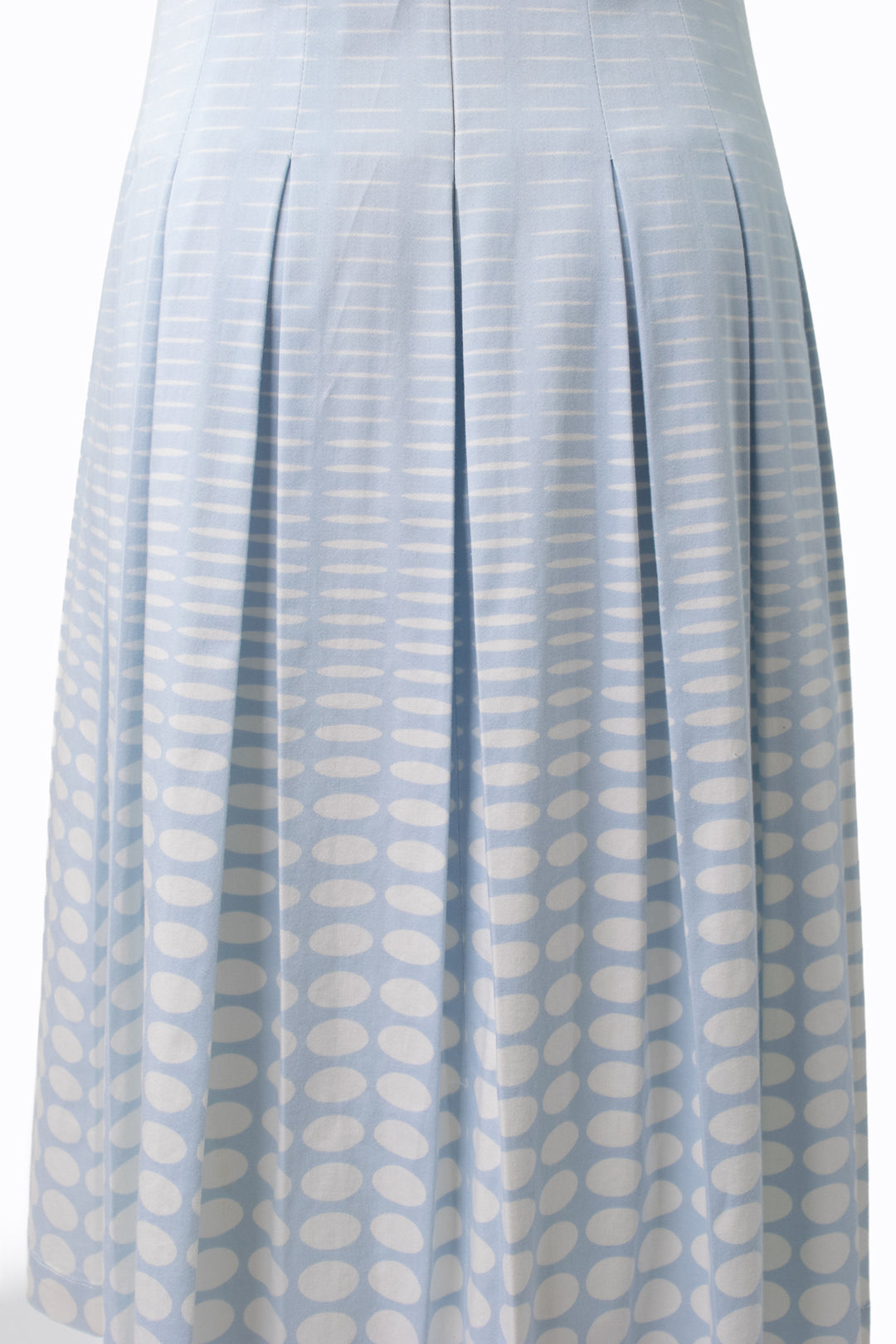 Calvin Klein Light Blue Polka Dot Dress, Vintage 90s, Size 4