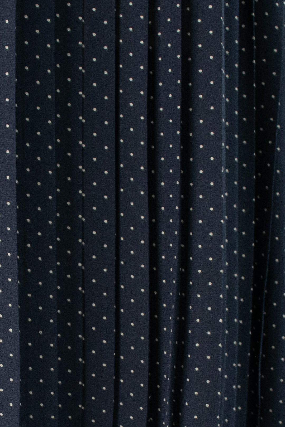 Calvin Klein | Blue & White Polka Dot Silk Dress | Vintage 80s | Size 8
