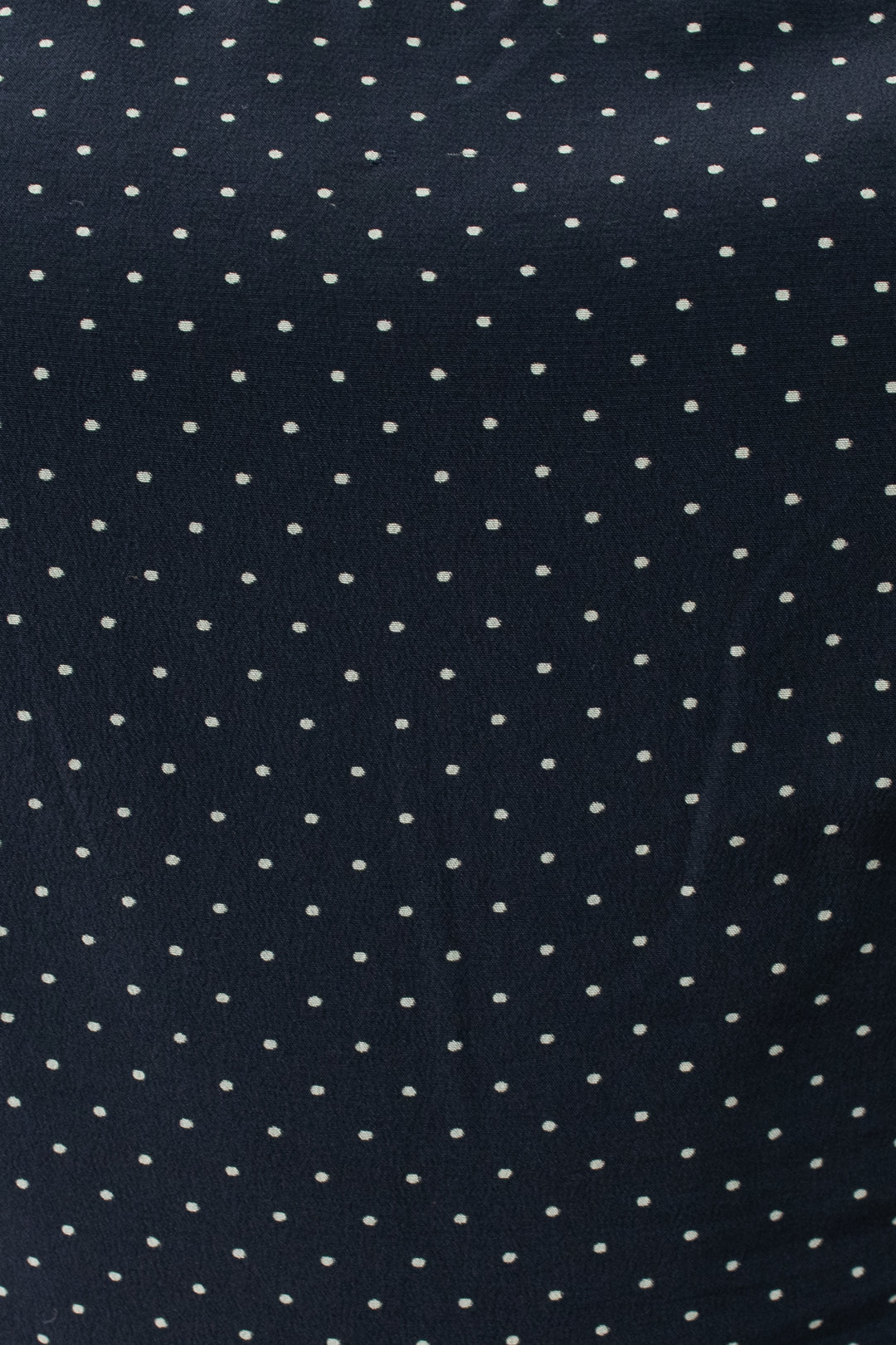 Calvin Klein | Blue & White Polka Dot Silk Dress | Vintage 80s | Size 8