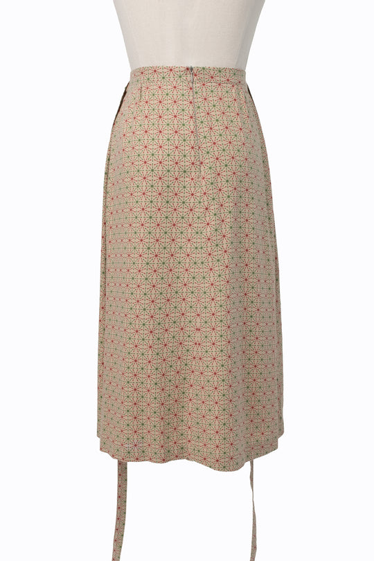 Jocomomola | Atomic Starburst Print Tie Skirt | Vintage 1990s | EU 38 / US 6