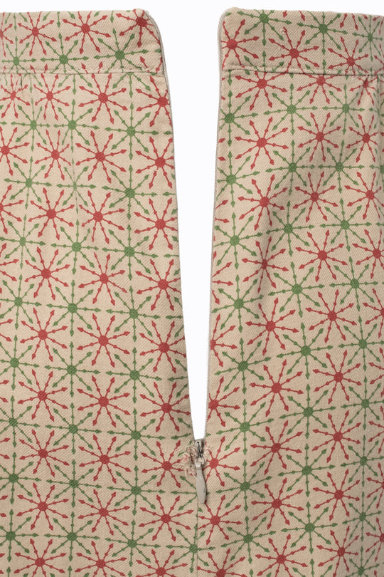 Jocomomola | Atomic Starburst Print Tie Skirt | Vintage 1990s | EU 38 / US 6