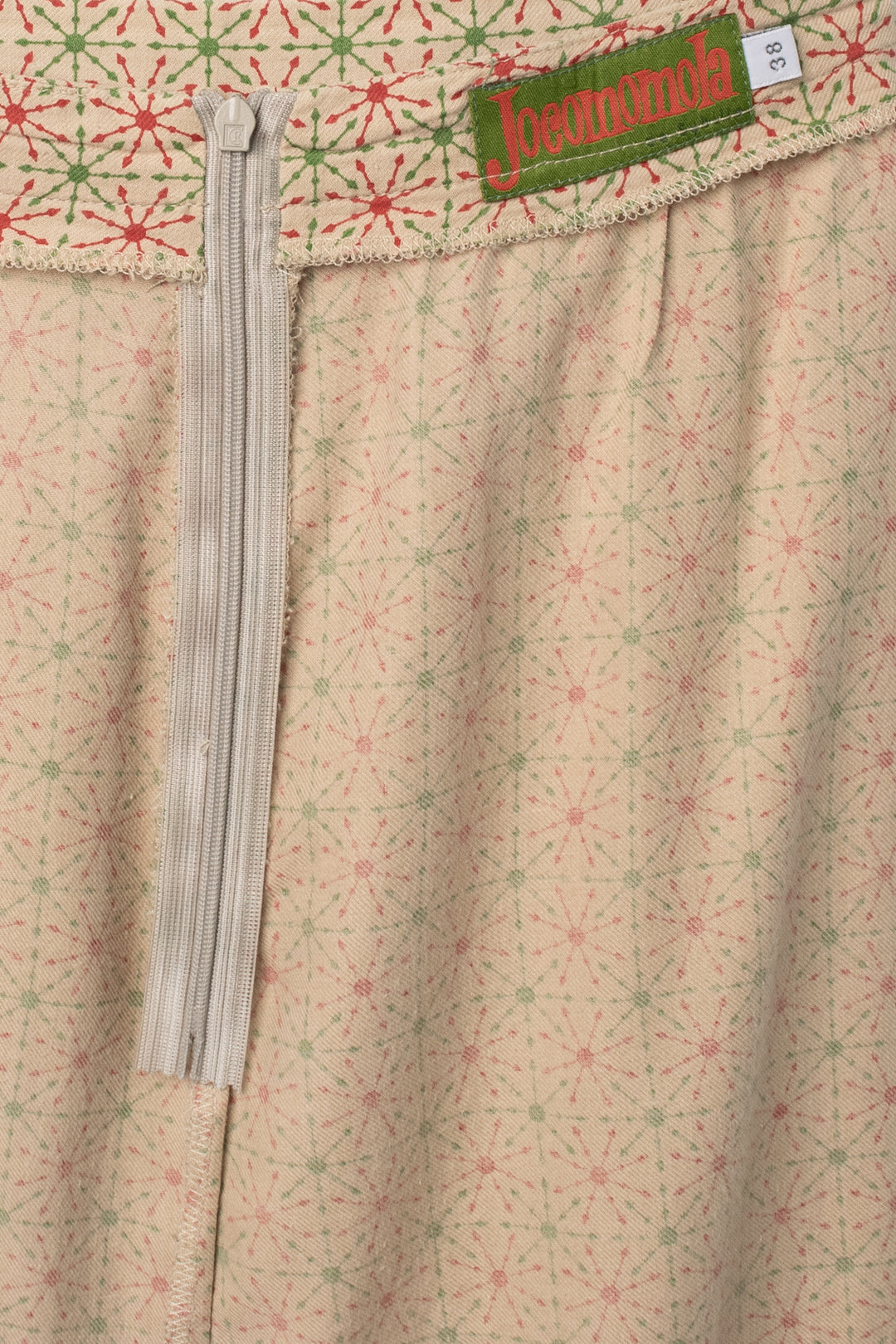 Jocomomola | Atomic Starburst Print Tie Skirt | Vintage 1990s | EU 38 / US 6
