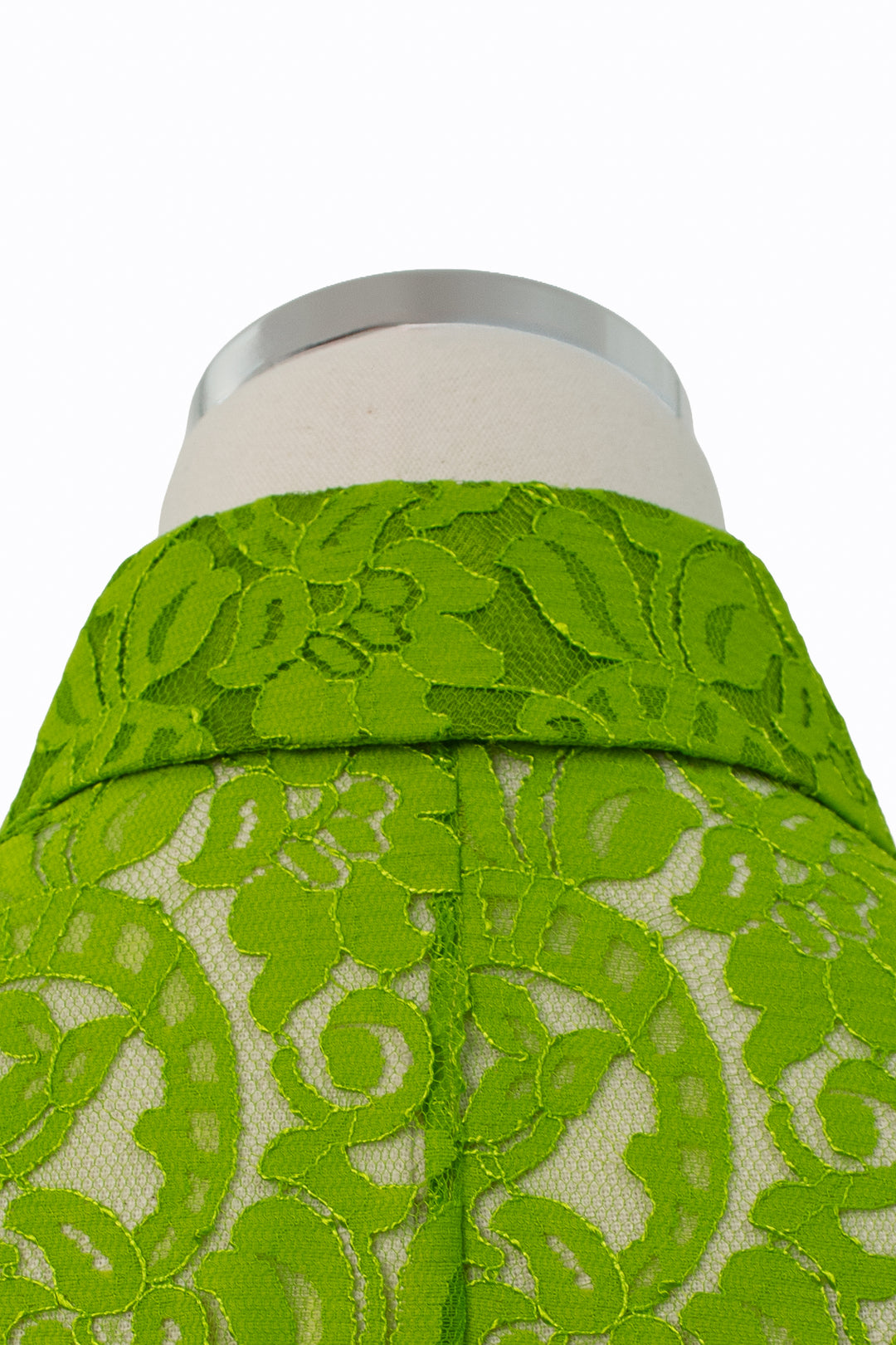 Kenneth Richard Green Floral Lace  Blouse | Size M | 90s