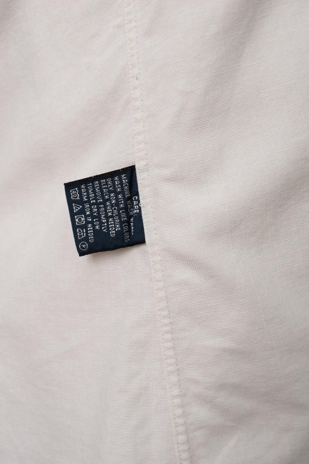 Ralph Lauren Blue Label Western Shirt | Cream Pick Stitch | Vintage 90s | Size 8
