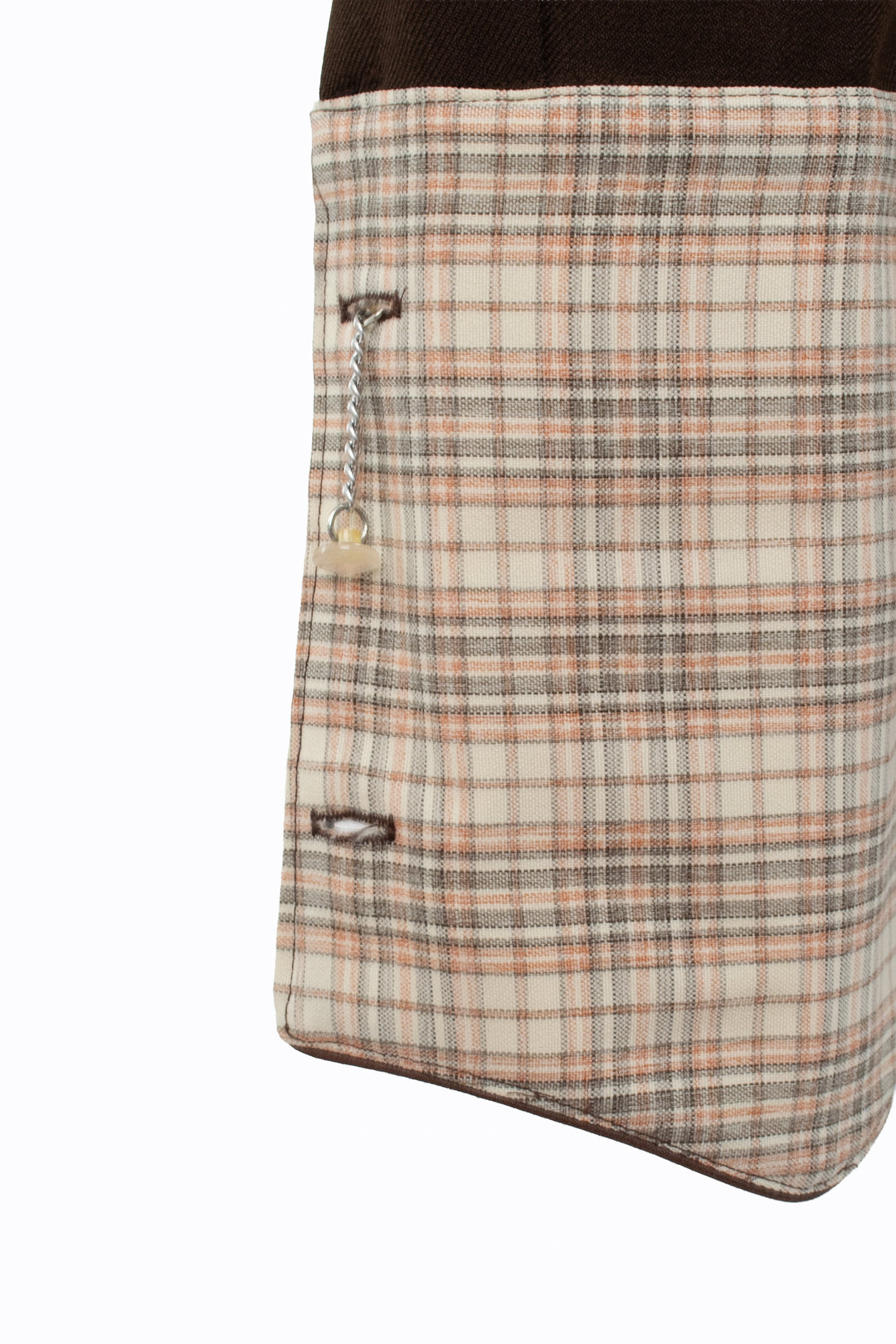H Bar C Ranchwear | Brown Plaid Western Shirt | Vintage 70s | Size 30 | Made in USA