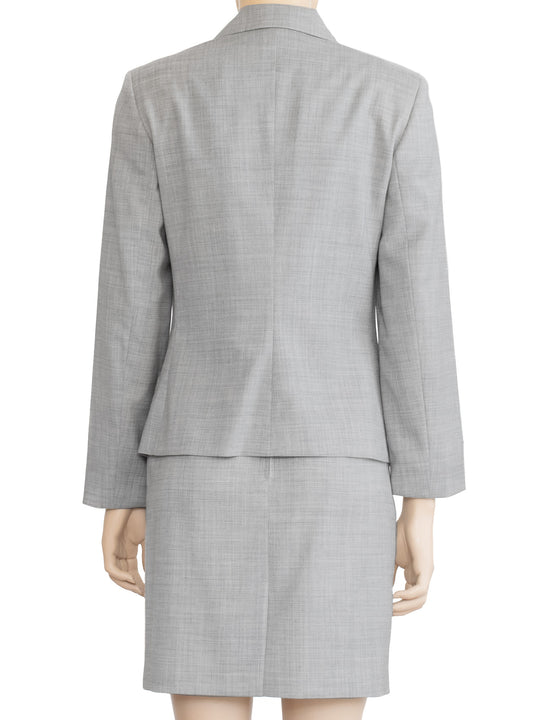 Benetton Gray Italian Wool Skirt Suit | 1990s Vintage | Size IT 38 | Made in Italy