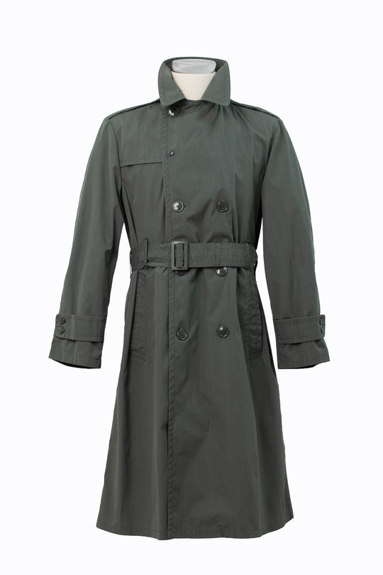 U.S. Military Olive Green Raincoat | Vintage 80s | Size 38R