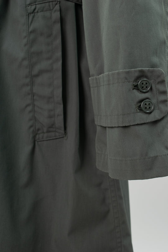 U.S. Military Olive Green Raincoat | Vintage 80s | Size 38R