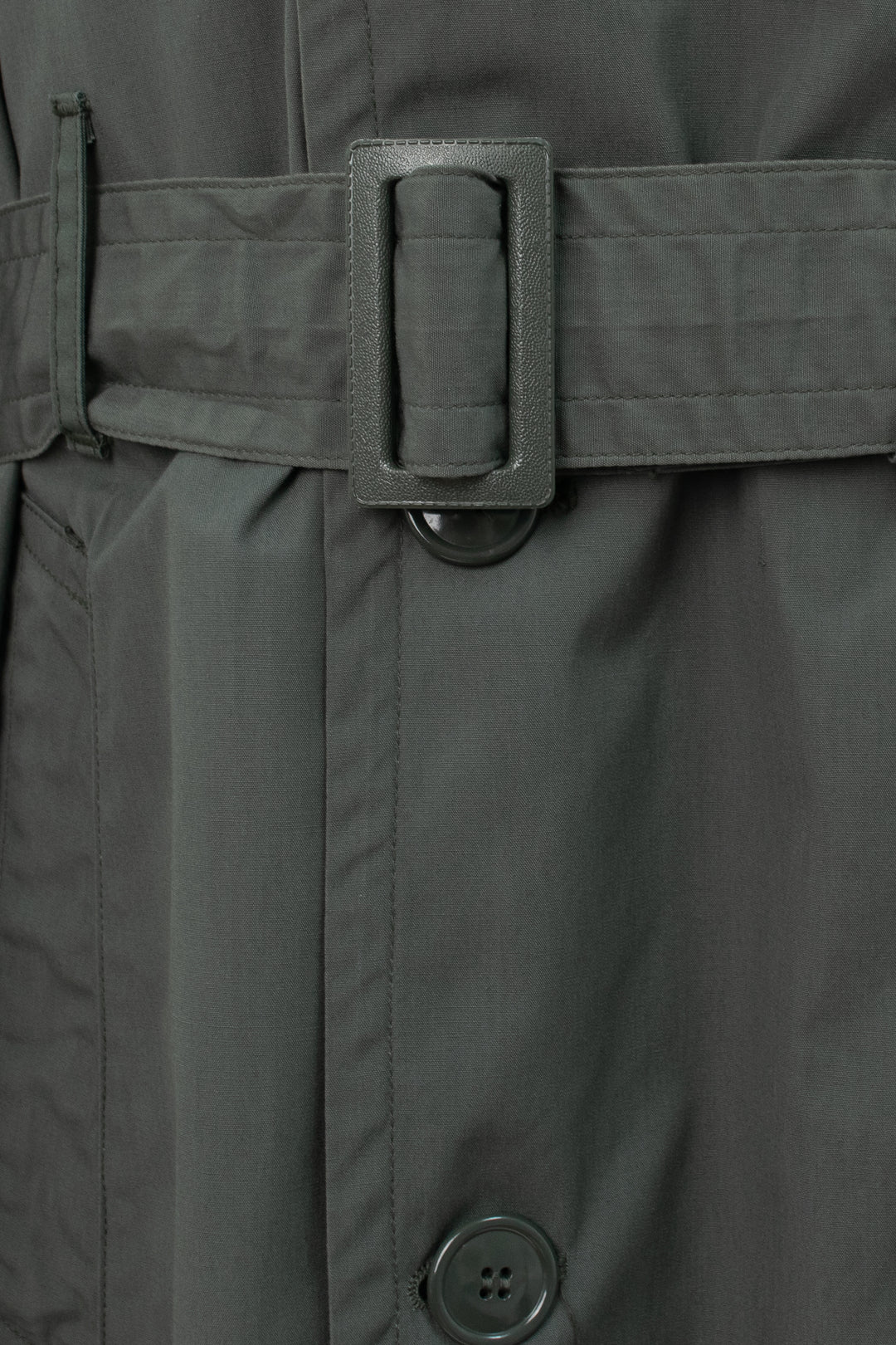 U.S. Military Olive Green Raincoat | Vintage 80s | Size 38R