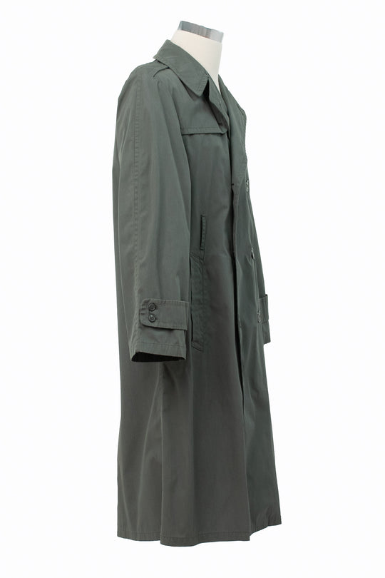 U.S. Military Olive Green Raincoat | Vintage 80s | Size 38R