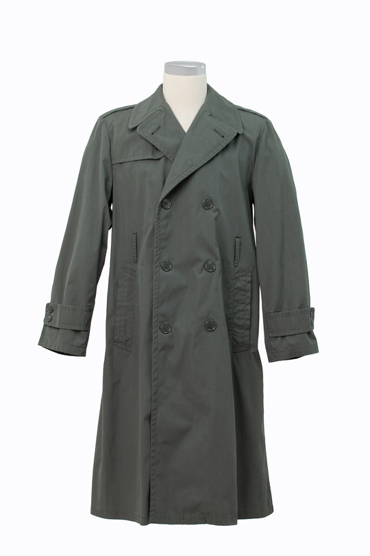 U.S. Military Olive Green Raincoat | Vintage 80s | Size 38R